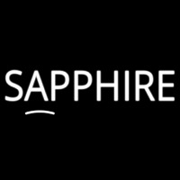 Sapphire Block Neonreclame