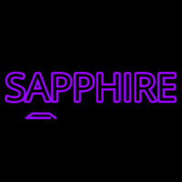 Sapphire Purple Neonreclame