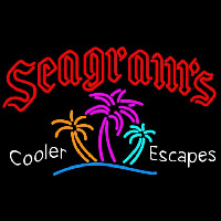 Seagrams Wild Berry Margarita Strawberry Daiquiri Wine Coolers Beer Sign Neonreclame