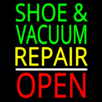 Shoe And Vacuum Repair Open Neonreclame