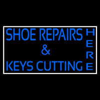 Shoe Repairs Key Cutting Here With Border Neonreclame