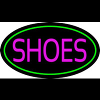 Shoes Oval Green Neonreclame