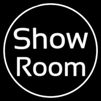 Show Room With Cirle Neonreclame