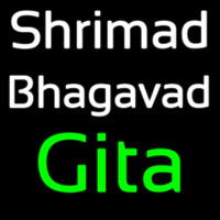 Shrimad Bhagavad Gita Neonreclame