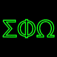 Sigma Phi Omega Neonreclame