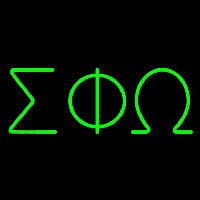 Sigma Phi Omega Neonreclame