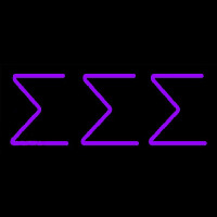 Sigma Sigma Sigma Neonreclame