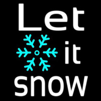 Sign Let It Snow Neonreclame