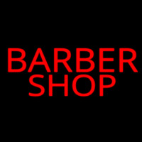 Simple Red Barber Shop Neonreclame