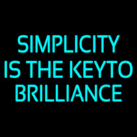 Simplicity Is The Keyto Neonreclame