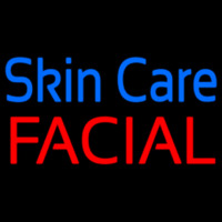 Skin Care Facial Neonreclame