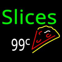 Slices 99 Cents Pizza Neonreclame
