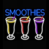 Smoothies 3 Cups Logo Neonreclame