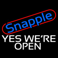 Snapple Yes We Re Open Neonreclame