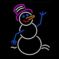 Snowman Signboard Neonreclame