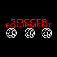 Soccer Equipment Neonreclame