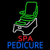 Spa Pedicure Chair Logo Neonreclame