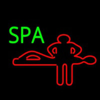 Spa With Red Logo Neonreclame