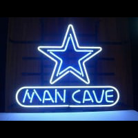 Star MAN CAVE Neonreclame