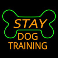 Stay Dog Training Neonreclame