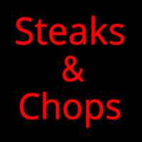 Steaks And Chops Neonreclame