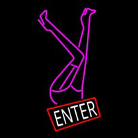 Strip Girl Enter Logo Neonreclame