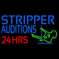 Stripper Audition 24 Hrs Logo Neonreclame