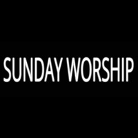 Sunday Worship Neonreclame