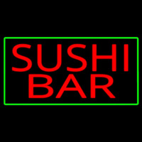 Sushi Bar With Green Border Neonreclame