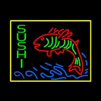 Sushi With Fish Logo Neonreclame