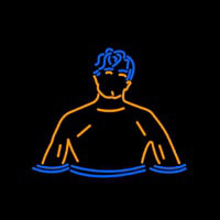 Swimming Boy Neonreclame
