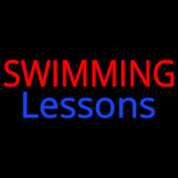 Swimming Lessons Neonreclame