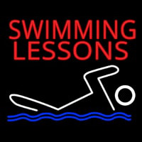 Swimming Lessons Neonreclame