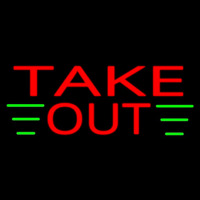 Take Out Neonreclame