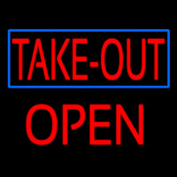 Take Out Open Neonreclame