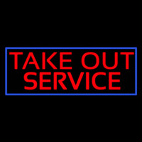 Take Out Service Neonreclame