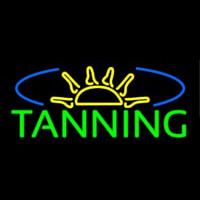 Tanning With Sun Rays Neonreclame