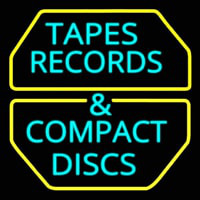 Tapes Cds Disc Neonreclame