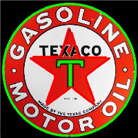 Te aco Motor Oil Gasoline Neonreclame