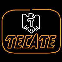 Tecate Golden Border Eagle Beer Sign Neonreclame