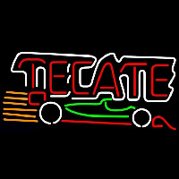 Tecate Indy Car Beer Sign Neonreclame