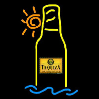 Tequiza Tropical Sun Bottle Beer Sign Neonreclame