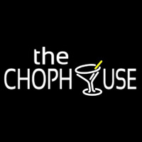 The Chophouse With Glass Neonreclame