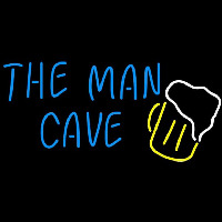 The Man Cave Glass Neonreclame
