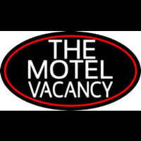 The Motel Vacancy With Red Border Neonreclame
