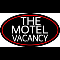 The Motel Vacancy With Red Border Neonreclame