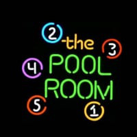 The Pool Room Winkel Open Neonreclame