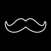 The Shave Mustache Neonreclame