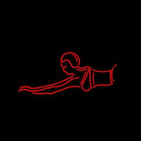 The Swimmer Neonreclame