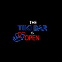 The Tiki Bar Is Open Neonreclame